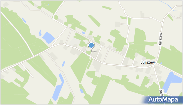 Juliszew, 23 Maja, mapa Juliszew