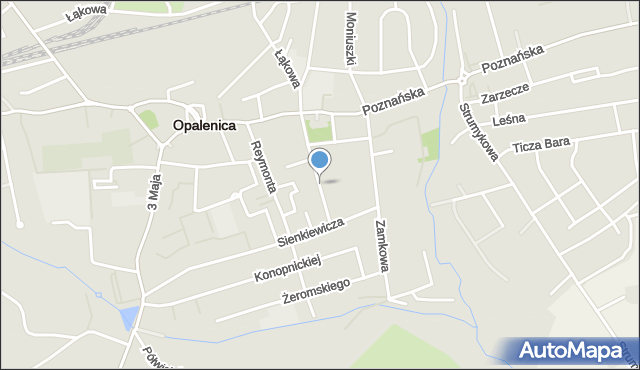 Opalenica powiat nowotomyski, 27 Grudnia, mapa Opalenica powiat nowotomyski