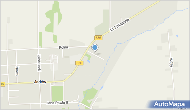 Jadów, 3 Maja, mapa Jadów