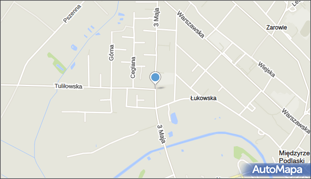 Międzyrzec Podlaski, 3 Maja, mapa Międzyrzec Podlaski