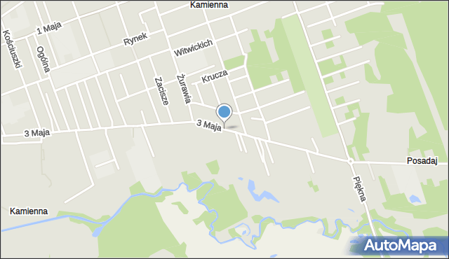 Skarżysko-Kamienna, 3 Maja, mapa Skarżysko-Kamienna