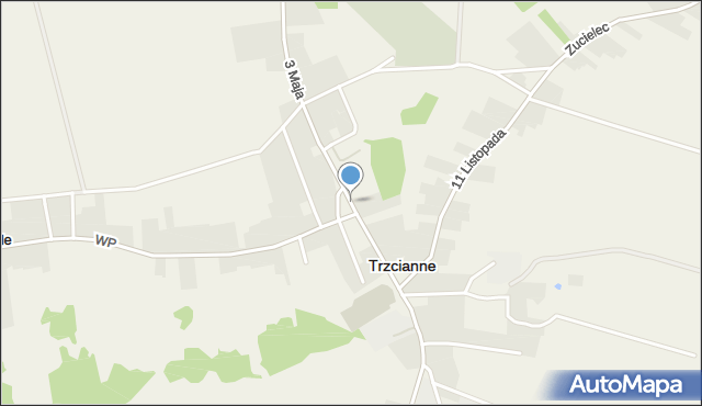 Trzcianne, 3 Maja, mapa Trzcianne