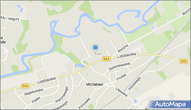 Brodnica, 67 Pułku Piechoty, mapa Brodnica