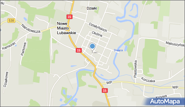 Nowe Miasto Lubawskie, 7 Grudnia, mapa Nowe Miasto Lubawskie