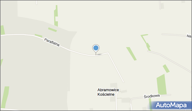 Abramowice Kościelne, Abramowice Kościelne, mapa Abramowice Kościelne