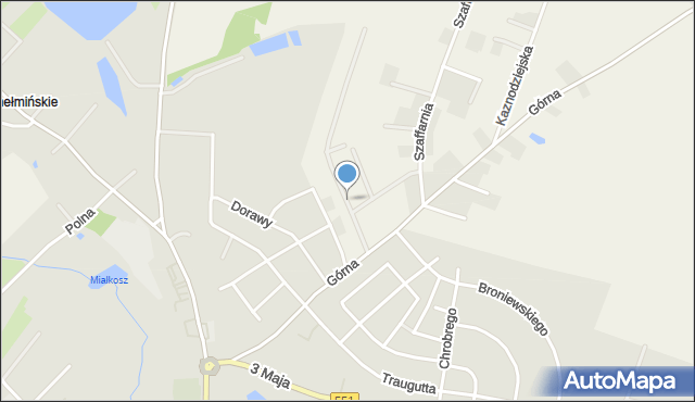 Nowa Chełmża, Achtabowskiego Jana, ks., mapa Nowa Chełmża
