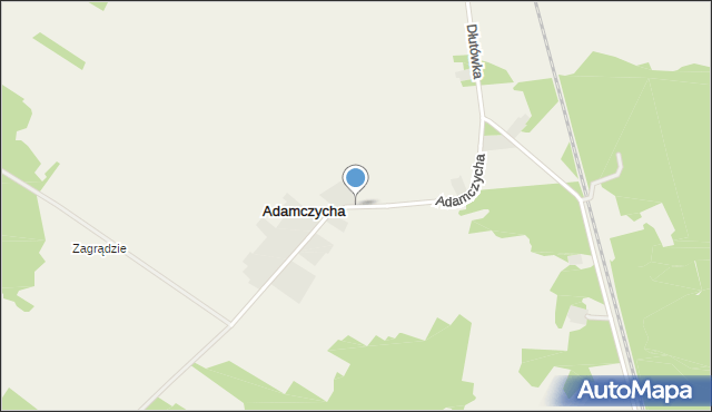 Adamczycha, Adamczycha, mapa Adamczycha