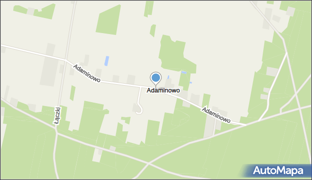 Adaminowo, Adaminowo, mapa Adaminowo