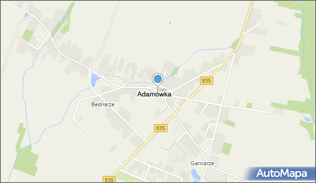 Adamówka powiat przeworski, Adamówka, mapa Adamówka powiat przeworski