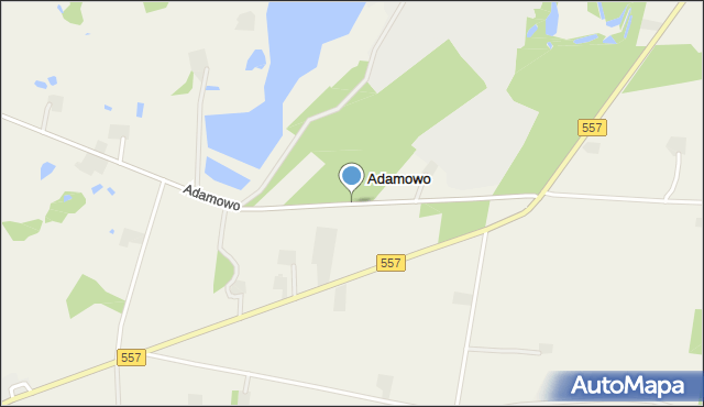 Adamowo gmina Chrostkowo, Adamowo, mapa Adamowo gmina Chrostkowo