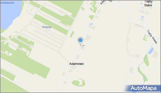 Adamowo gmina Kleczew, Adamowo, mapa Adamowo gmina Kleczew