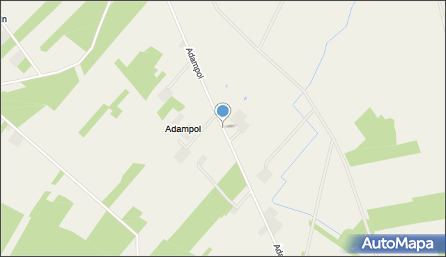 Adampol gmina Korytnica, Adampol, mapa Adampol gmina Korytnica