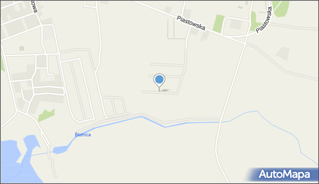 Dźwirzyno, Admiralska, mapa Dźwirzyno