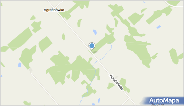 Agrafinówka, Agrafinówka, mapa Agrafinówka