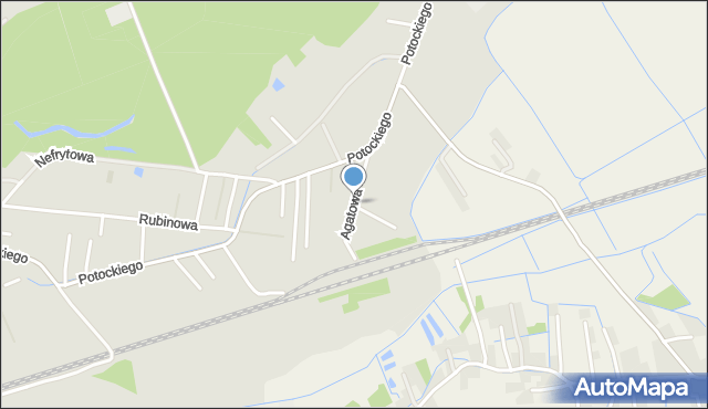 Rzeszów, Agatowa, mapa Rzeszów