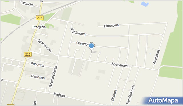 Siemianice gmina Redzikowo, Agrestowa, mapa Siemianice gmina Redzikowo