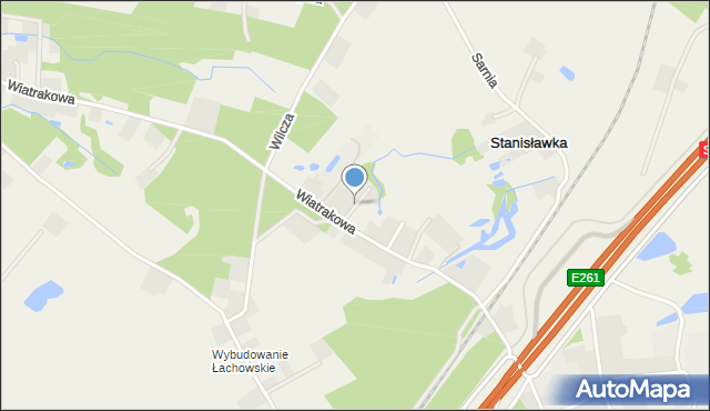 Stanisławka gmina Szubin, Agrestowa, mapa Stanisławka gmina Szubin