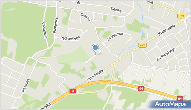 Tarnów, Agrestowa, mapa Tarnów