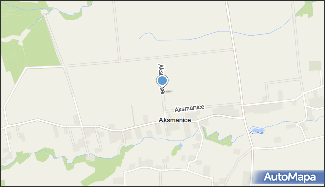 Aksmanice, Aksmanice, mapa Aksmanice