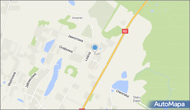 Gajewo gmina Giżycko, Aksamitna, mapa Gajewo gmina Giżycko