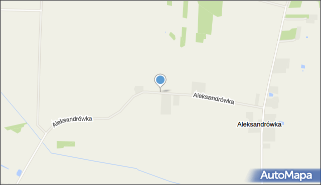 Aleksandrówka gmina Grębków, Aleksandrówka, mapa Aleksandrówka gmina Grębków