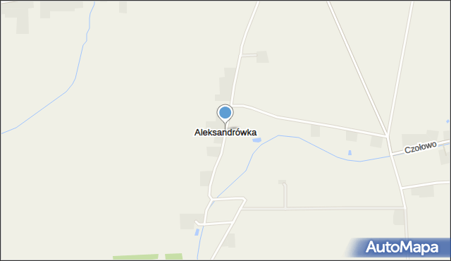 Aleksandrówka gmina Koło, Aleksandrówka, mapa Aleksandrówka gmina Koło