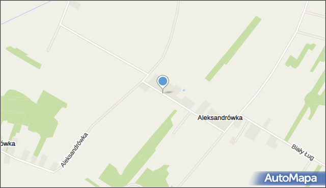 Aleksandrówka gmina Policzna, Aleksandrówka, mapa Aleksandrówka gmina Policzna