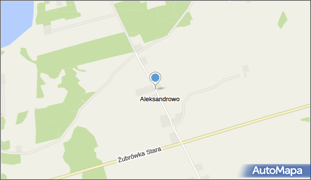 Aleksandrowo gmina Krasnopol, Aleksandrowo, mapa Aleksandrowo gmina Krasnopol