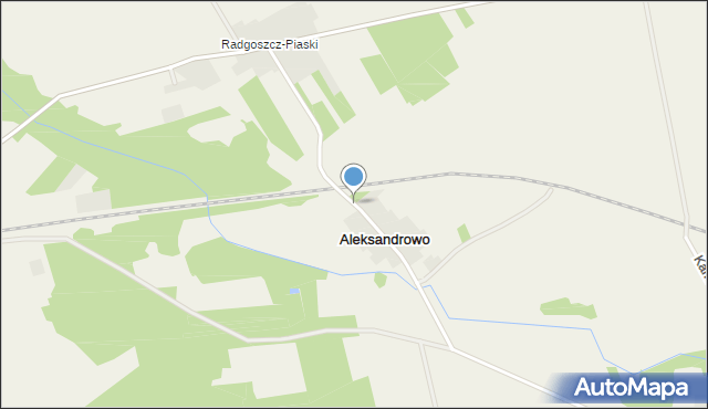 Aleksandrowo gmina Troszyn, Aleksandrowo, mapa Aleksandrowo gmina Troszyn