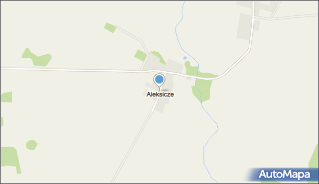 Aleksicze, Aleksicze, mapa Aleksicze