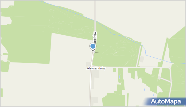 Kromolin Stary, Aleksandrów, mapa Kromolin Stary