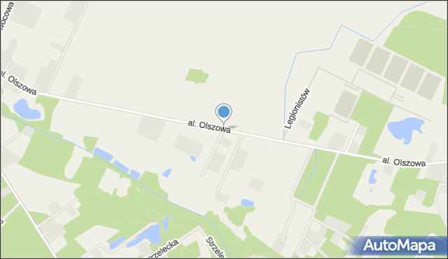 Książenice gmina Grodzisk Mazowiecki, Aleja Olszowa, mapa Książenice gmina Grodzisk Mazowiecki