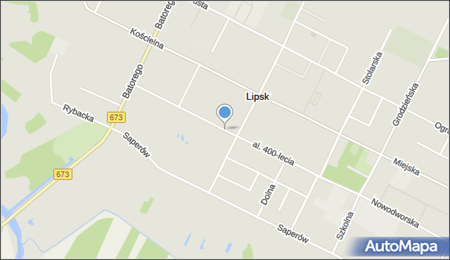 Lipsk, Aleja 400-lecia, mapa Lipsk