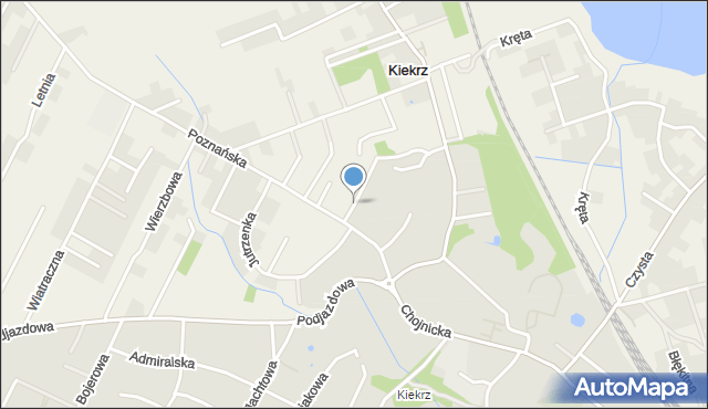 Poznań, Altanowa, mapa Poznania