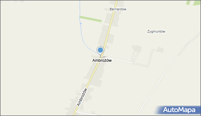 Ambrożów, Ambrożów, mapa Ambrożów