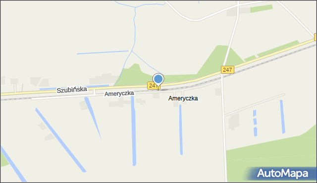 Ameryczka, Ameryczka, mapa Ameryczka