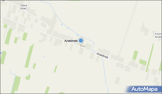 Anielinek, Anielinek, mapa Anielinek