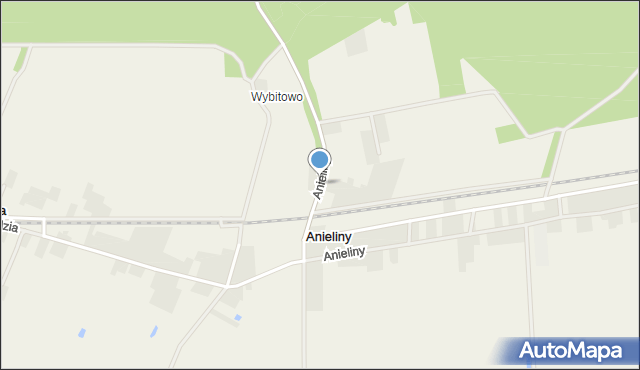 Anieliny, Anieliny, mapa Anieliny