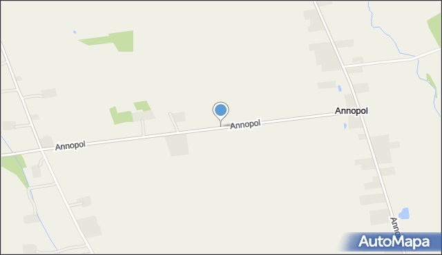 Annopol gmina Strachówka, Annopol, mapa Annopol gmina Strachówka