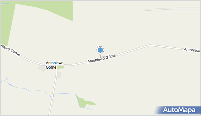 Antoniewo Górne, Antoniewo Górne, mapa Antoniewo Górne