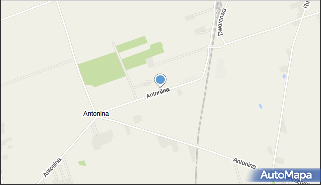Antonina gmina Rusiec, Antonina, mapa Antonina gmina Rusiec