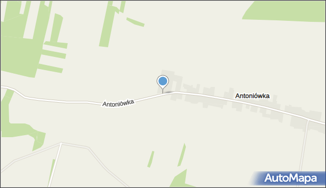 Antoniówka gmina Krynice, Antoniówka, mapa Antoniówka gmina Krynice