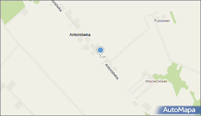 Antoniówka gmina Krzczonów, Antoniówka, mapa Antoniówka gmina Krzczonów