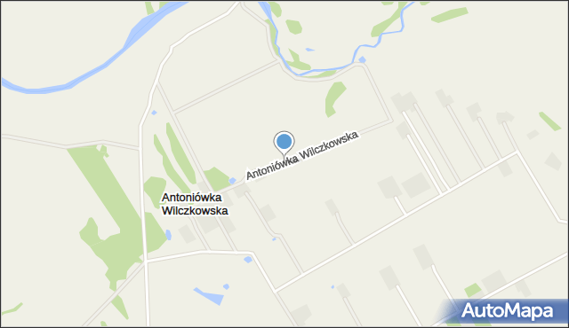 Antoniówka Wilczkowska, Antoniówka Wilczkowska, mapa Antoniówka Wilczkowska