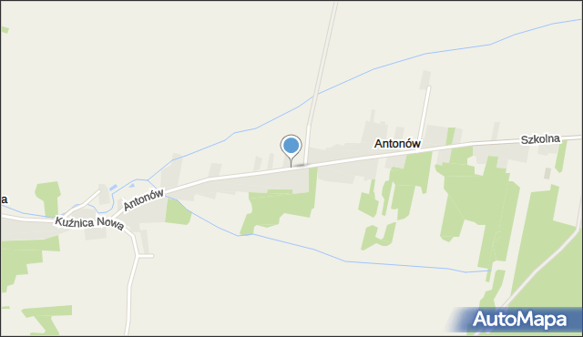 Antonów, Antonów, mapa Antonów