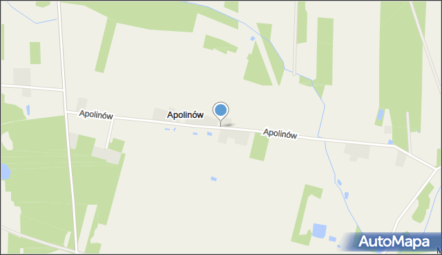 Apolinów, Apolinów, mapa Apolinów