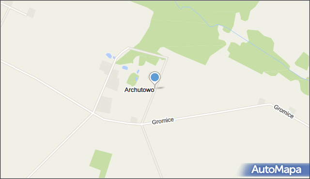 Archutowo, Archutowo, mapa Archutowo