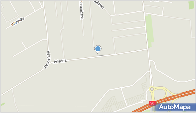 Koszalin, Ariadna, mapa Koszalina