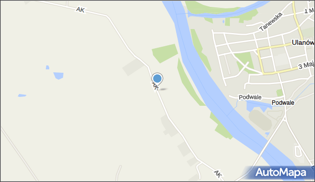 Przędzel, Armii Krajowej, mapa Przędzel