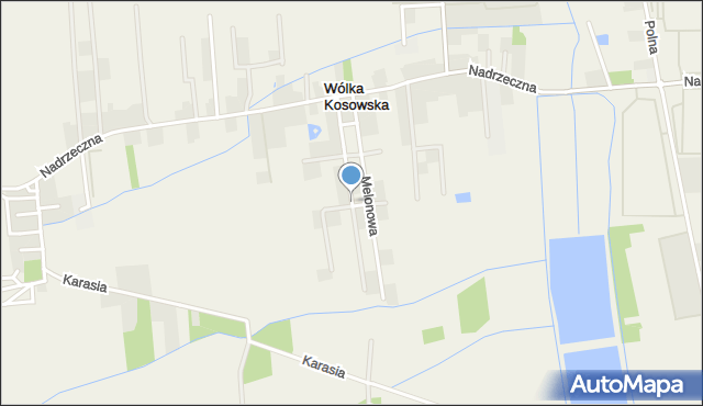 Wólka Kosowska, Arbuzowa, mapa Wólka Kosowska